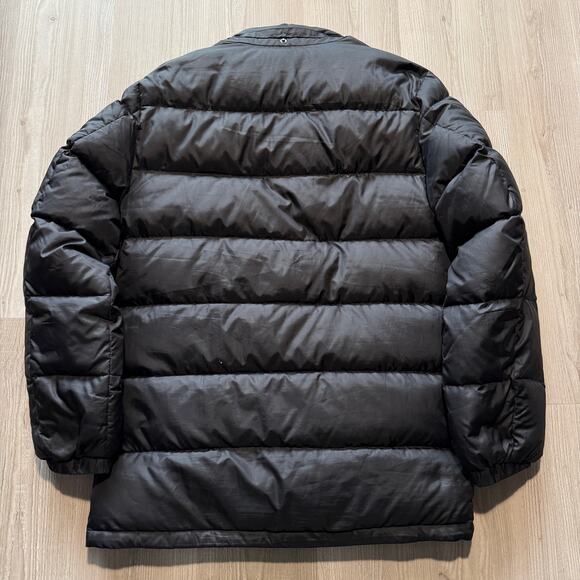 Men's Eddie Bauer Premium Quality Goose Down Black Parka Puffer Jacket Sz Medium - Picture 6 of 8